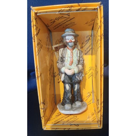 New Emmett Kelly Signature Collection Wishful Thinking 10009 Flambro 5 inch tall - Picture 1 of 4